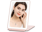Miroir de maquillage éclairé par led miroir de voyage pliant