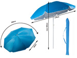 Parasol mare xxl pentru balcon plair cu filtru uv 170 cm pliabil