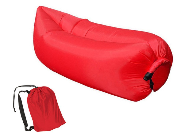 Inflatable sofa bed lazy bag air beach chair mattress recliner