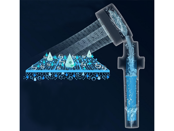 SPRCHOVÁ HLAVICA S TURBÍNOVÝM FILTROM NÁHRADNÝ VENTILÁTOR SPRCHA