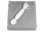 Waterproof garden sun sail 3x2m grey rectangle awning