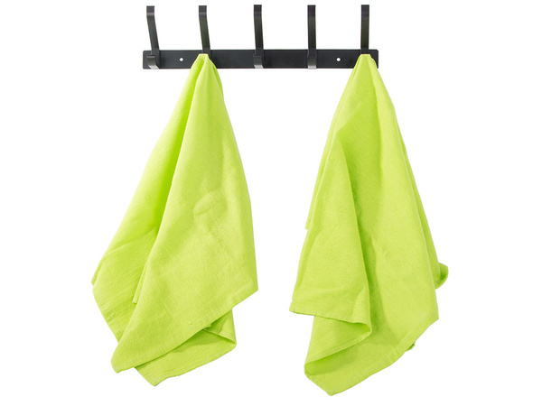 Stensko stojalo za oblačila za kopalnico na hodniku 5 kavljev