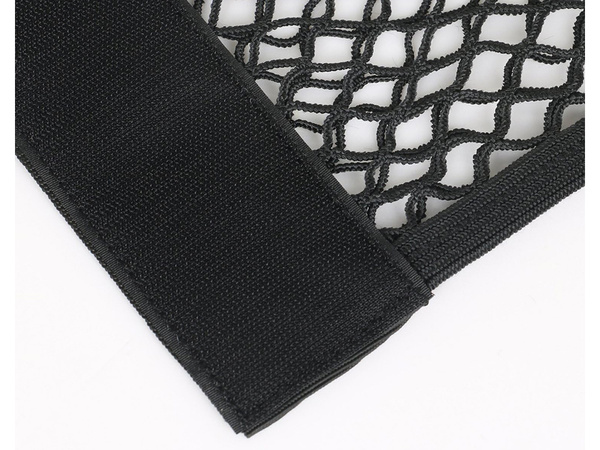 Organizator cu mâner geantă din plasă cu închidere velcro pentru portbagajul mașinii 30x25