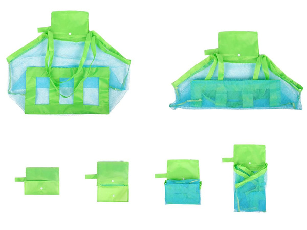 Sac de plage shopping jouets de plage léger xxl sac grand filet