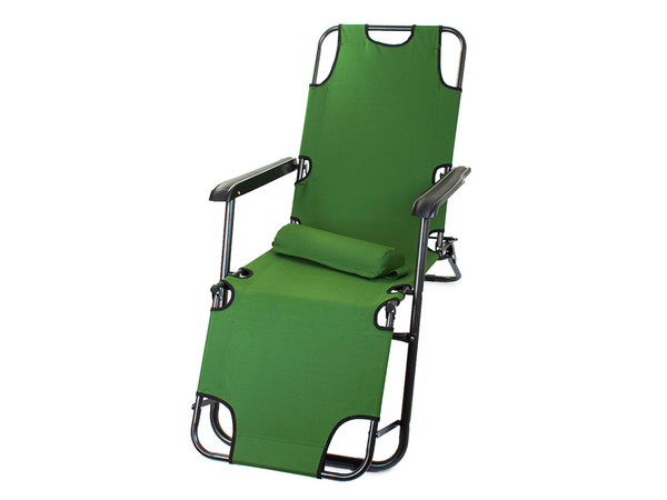 Chaise longue de jardin plage coussin pliant renforcé doux