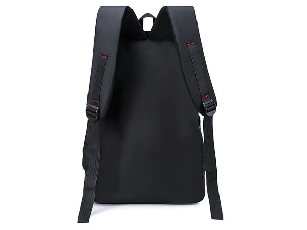 Városi hátizsák iskola ifjúsági sport 10l fekete 2 rekesz laptophoz