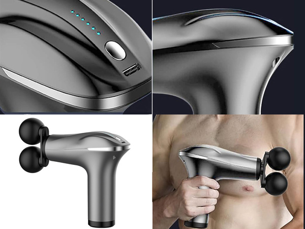 Masážna pištoľ na chrbát masážna pištoľ na nohy silná masážna pištoľ 4 tipy