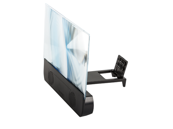 Magnifying glass viewing screen phone speaker bt