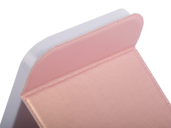 Led osvetlené make-up zrkadlo uzamykateľné ručné zrkadlo v prípade