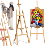 Șevalet mare de pictură din lemn în aer liber pentru copii și adulți