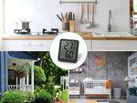 Digitalni termometer mini vremenska postaja soba higrometer baterija magnet