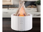 Vlažilnik zraka usb difuzor vodil rgb kamin aroma megla ogenj