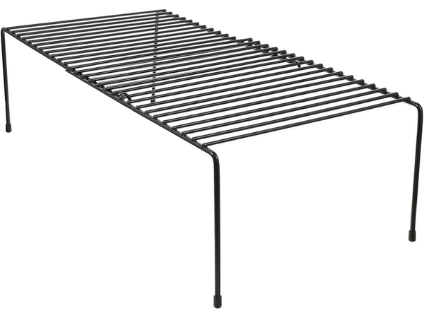 Metallregal verstellbare breite erweiterbar für küchenorganizer schwarz