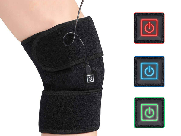 Genouillère chauffante massage vibrant massage chauffant 3 modes