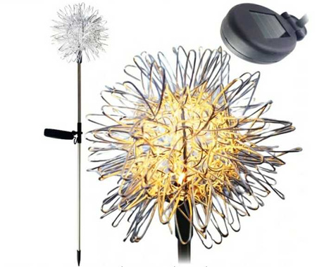 SOLAR LAMP DANDELION 2 PCS (50)