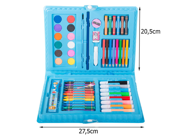 Artist's set for painting in the case 68 pcs