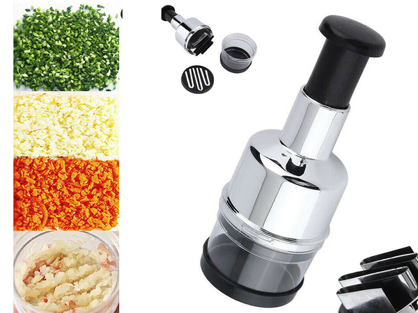 Picadora de verduras y frutas para ajo picadora de mano trituradora contenedor