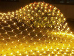 Fény képernyő függöny 100 led karácsonyi fények kültéri fehér meleg 1x2m
