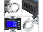 Hook-on 500kg hanging storage weighters lcd display battery