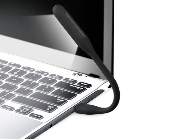 Lampe usb flexible en silicone pour ordinateur portable 6 led forte