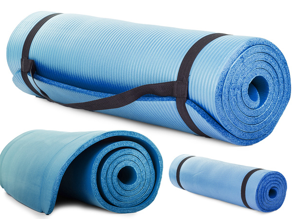 Yoga pilates fitness exercise mat anti-slip thick areobic 180x60