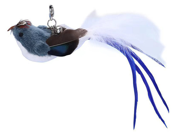 Jucărie interactivă cu tijă pentru pisici cu ventuză mobilă birdie