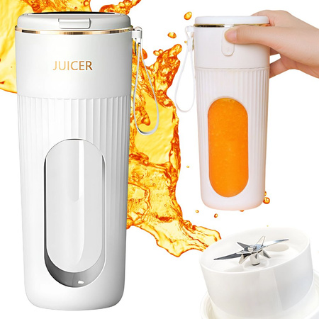 Smoothie-kokteilide ja mahlade blender, kaasaskantav, USB-laetav, juhtmeta, käepärane