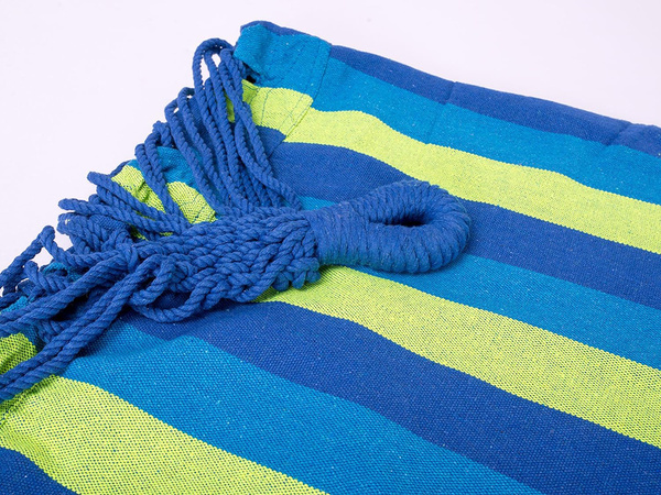 Hamak ogrodowy wiszący dwuodobowy 300x160cm brazylijski xxl torba pokrowiec