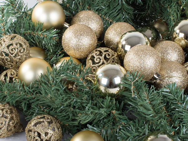 Karácsonyfa csúcsok 6/4/3 cm kit 100 darab