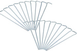 tent piles holidays ankerstifte stahl 18cm 20pcs haken & lamp; schleife heringe