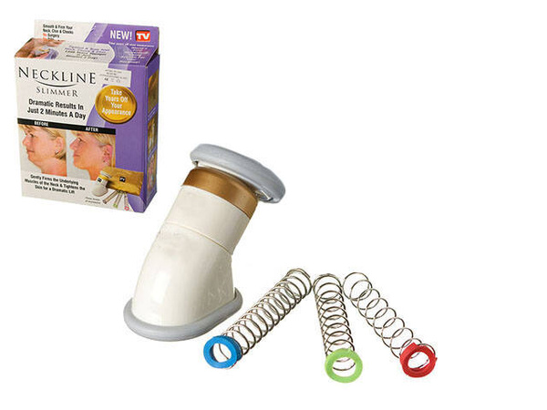 Neckline slimmer chin massager