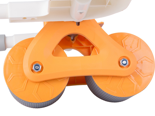 Double ab roller roue d'exercice avec ordinateur développement des muscles abdominaux