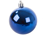 Christbaumkugeln urlaub blau glitter stern 8 / 6 / 5