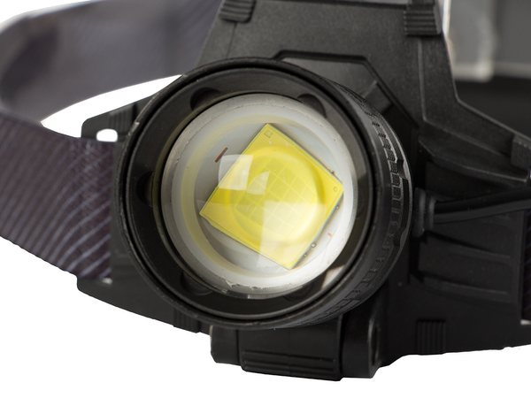 Bailong vadovaujamas priekinis žibintas xhp160 powerbank priartinimas