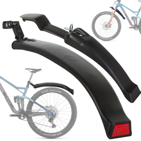 Biciclete mudguards față spate set de mtb mudguards 2 buc 24-29 inch