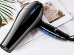Hair dryer control ionisation diffuser