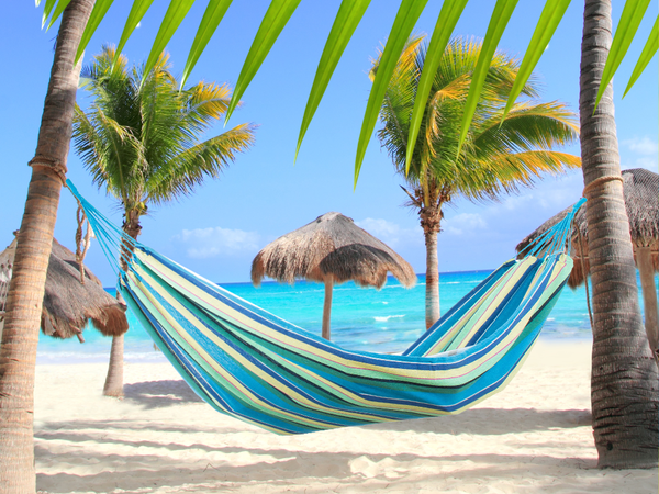 Hamak ogrodowy dwuosobowy xxl turystyczny w paski pokrowiec 200 x 150 duży