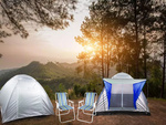 Cort iglo pentru 4 persoane cu baldachin pentru camping pe plajă