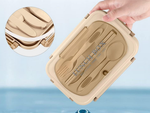 Lunchbox zajtrk škatla za kosilo s predali jedilni pribor