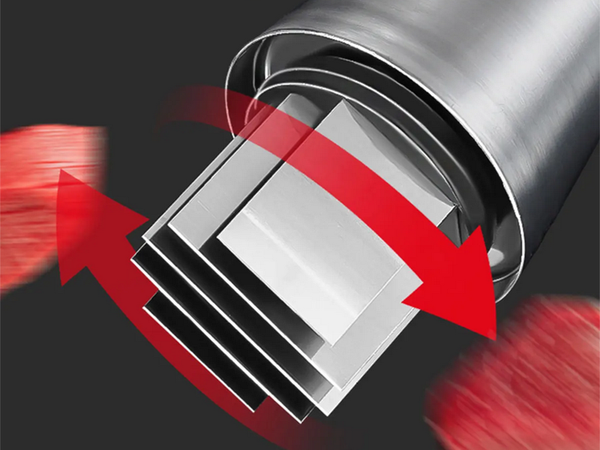 Rotacijski sekljalnik za zelenjavo in sadje za česen ročni sekljalnik za drobljenje