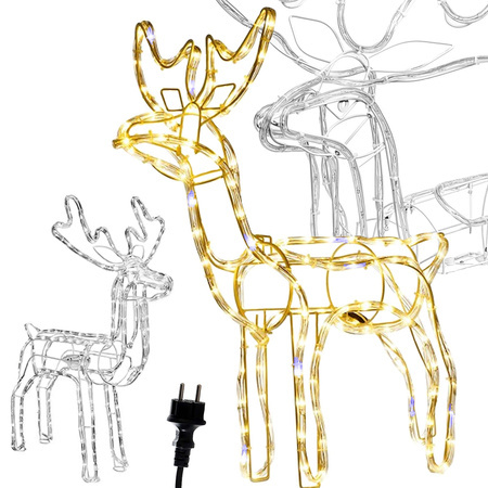 REN LUMINOS 216 CONDUS CRĂCIUN DECORARE GRADINA MARE CU CAP ÎN MIȘCARE