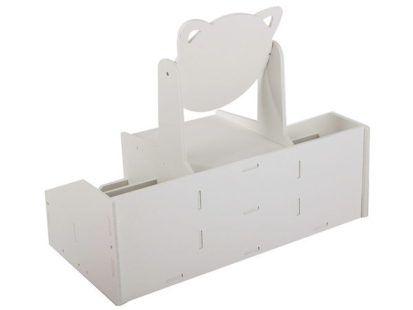 Kosmetikos organizatorius veidrodis tualetinis staliukas tualetinis staliukas