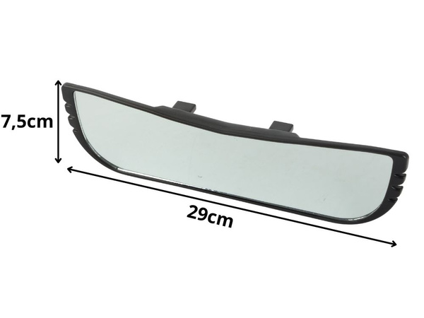 Zadnje zrcalo za avtomobil, panoramsko, s protiodbojnimi sponkami