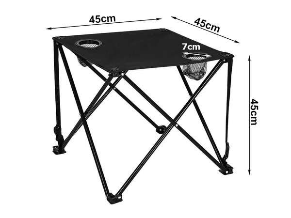 Masă mică de pescuit pliabilă pentru un balcon pentru camping sub cort