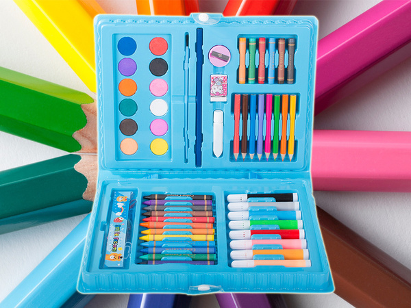 Set de artist pentru pictură în caz 68 buc