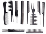Hair crushing rake etui x10