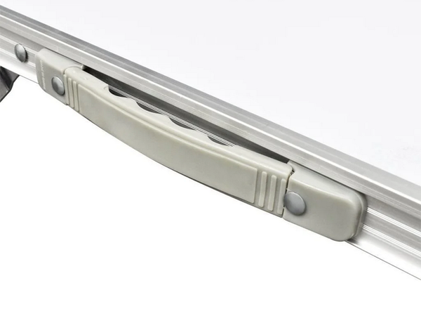 Összecsukható utazó asztal kemping kerti asztal nagy 180x60 bőrönd