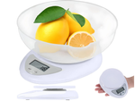 Pesador digital electronico de cocina con lcd 5 kg dimension cerveza