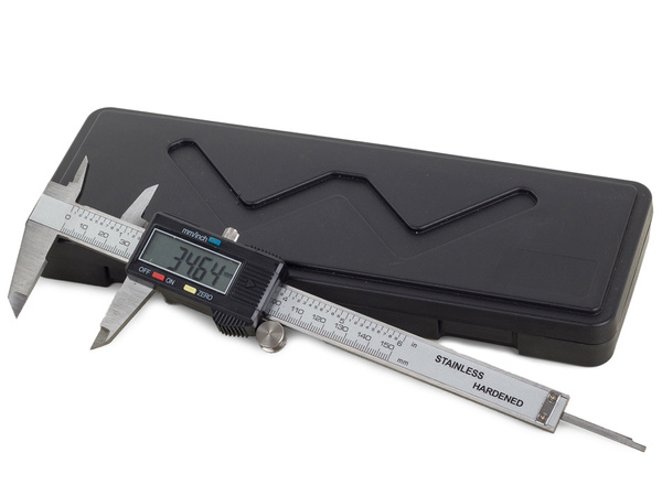 Elektronický digitální posuvný měrka l150 lcd metal