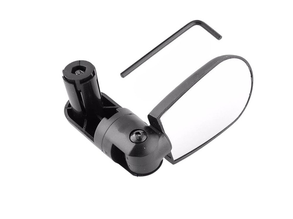 Miroir de vélo réglable à 360 degrés vissé au guidon